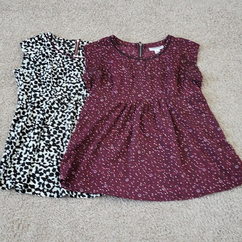 Two Motherhood Maternity Blouses